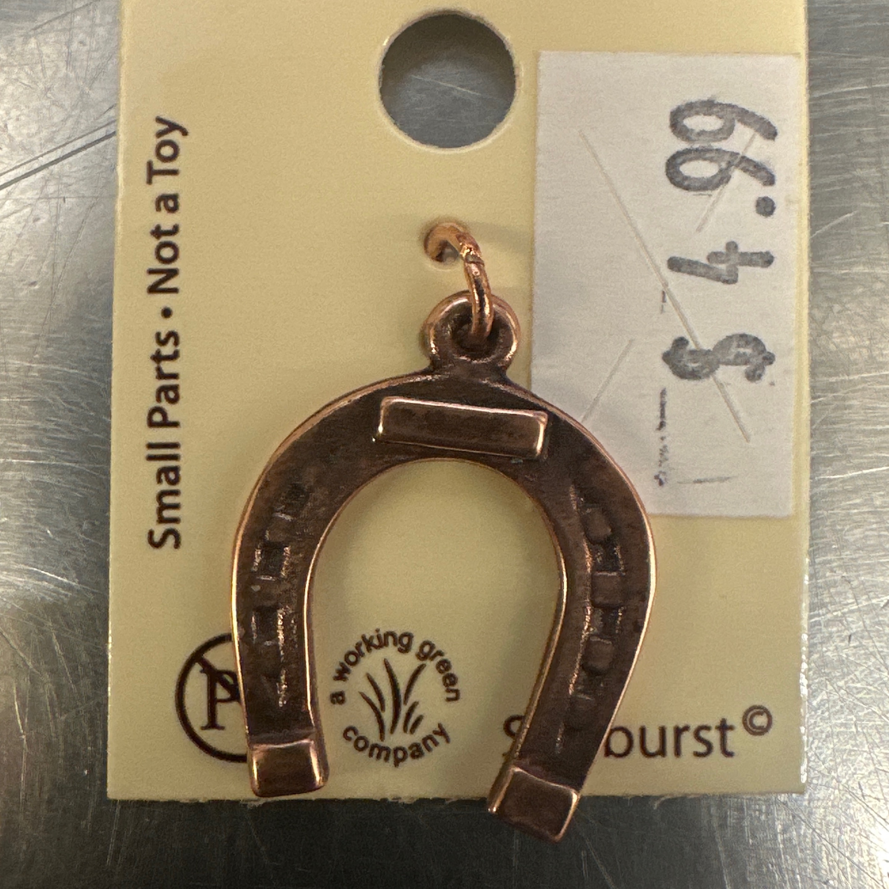 Charm - Horseshoe Copper