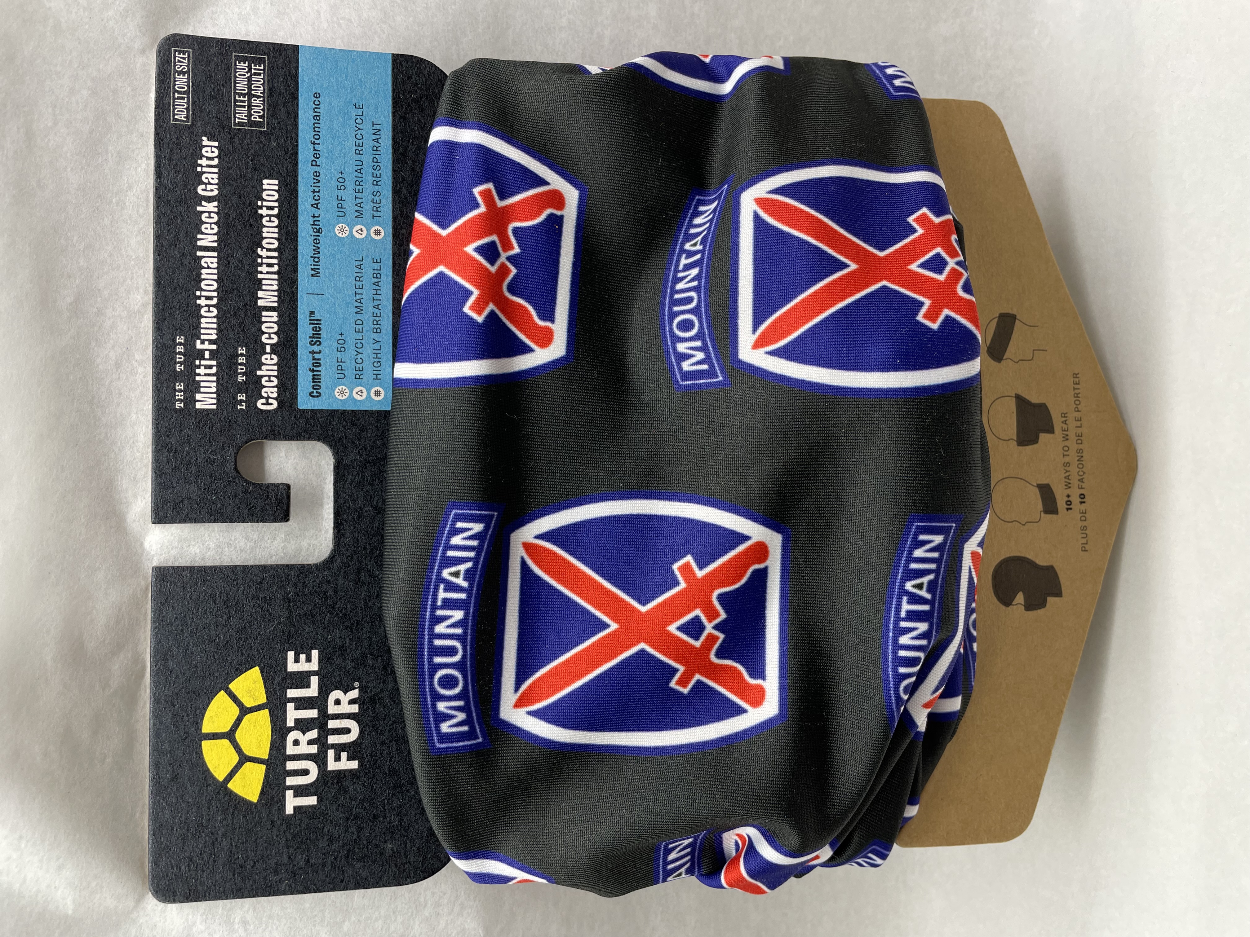 10th Mountain Division Neck Gaiter by TurtleFur