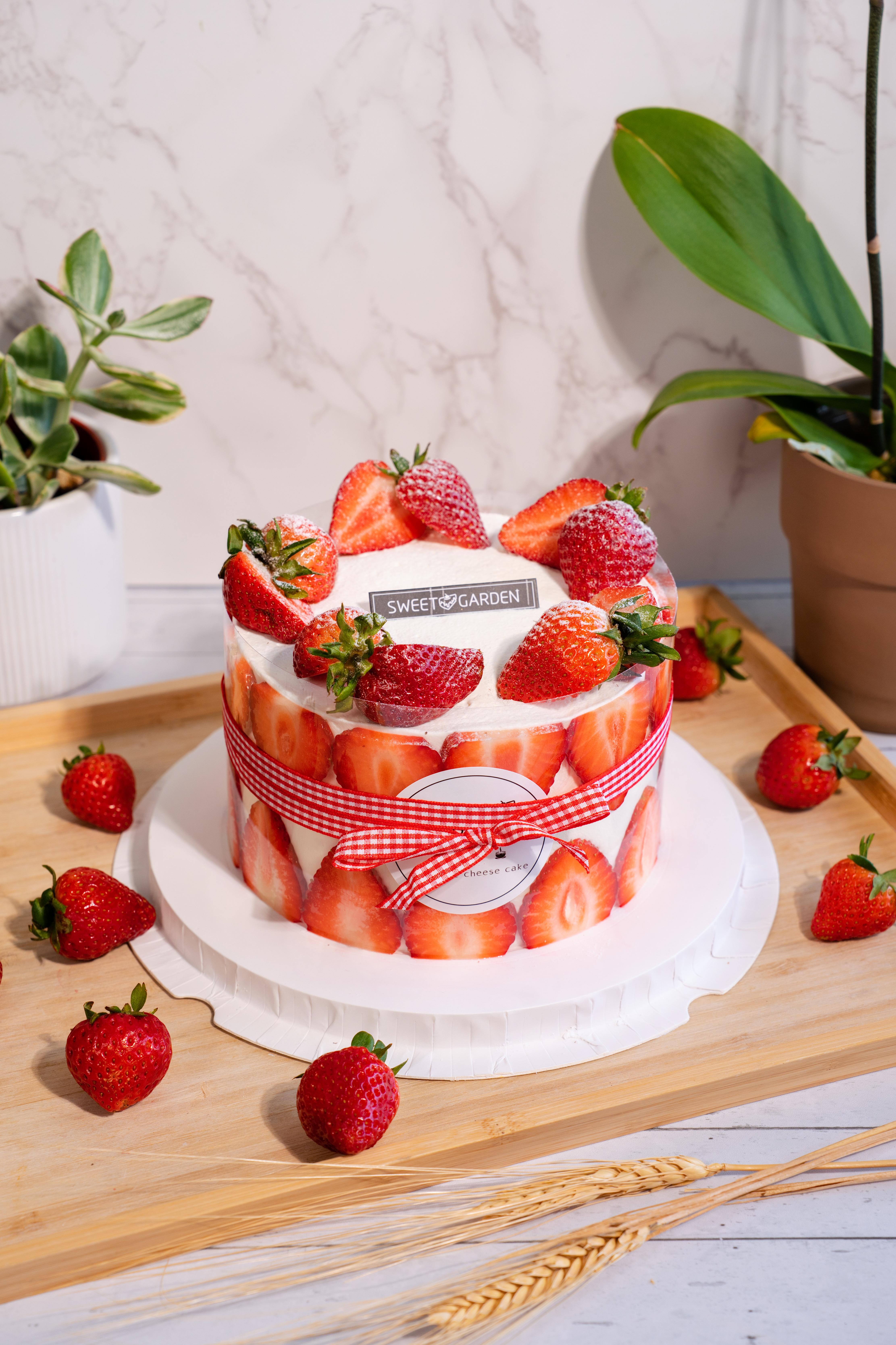 Dancing Strawberry Cake