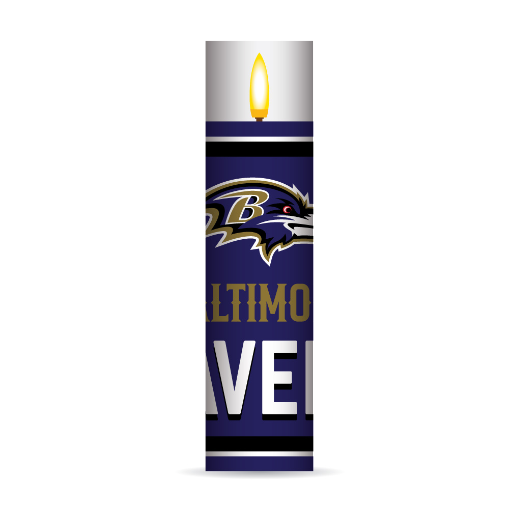 Baltimore Ravens Electronic Candle