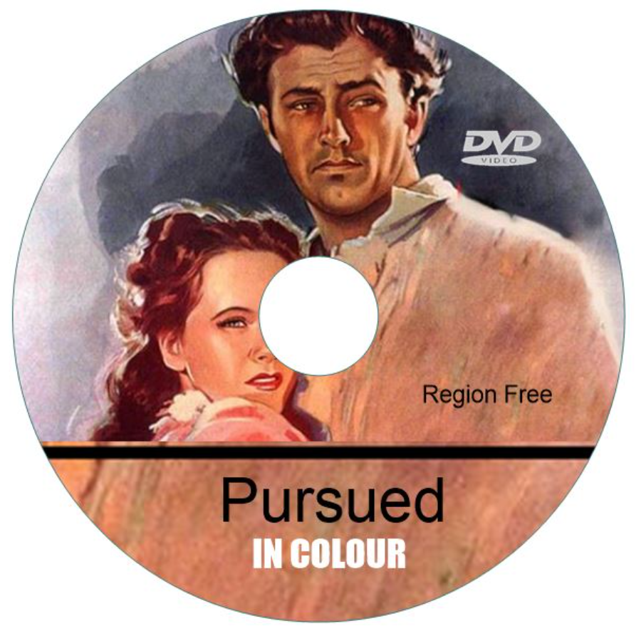 Pursued. Robert Mitchum (1947) in Color. DVD