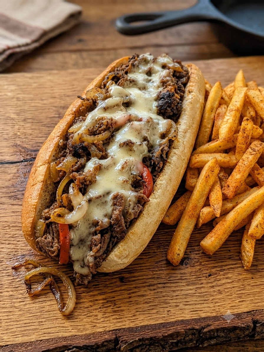 PHILLY CHEESESTEAK & FRIES