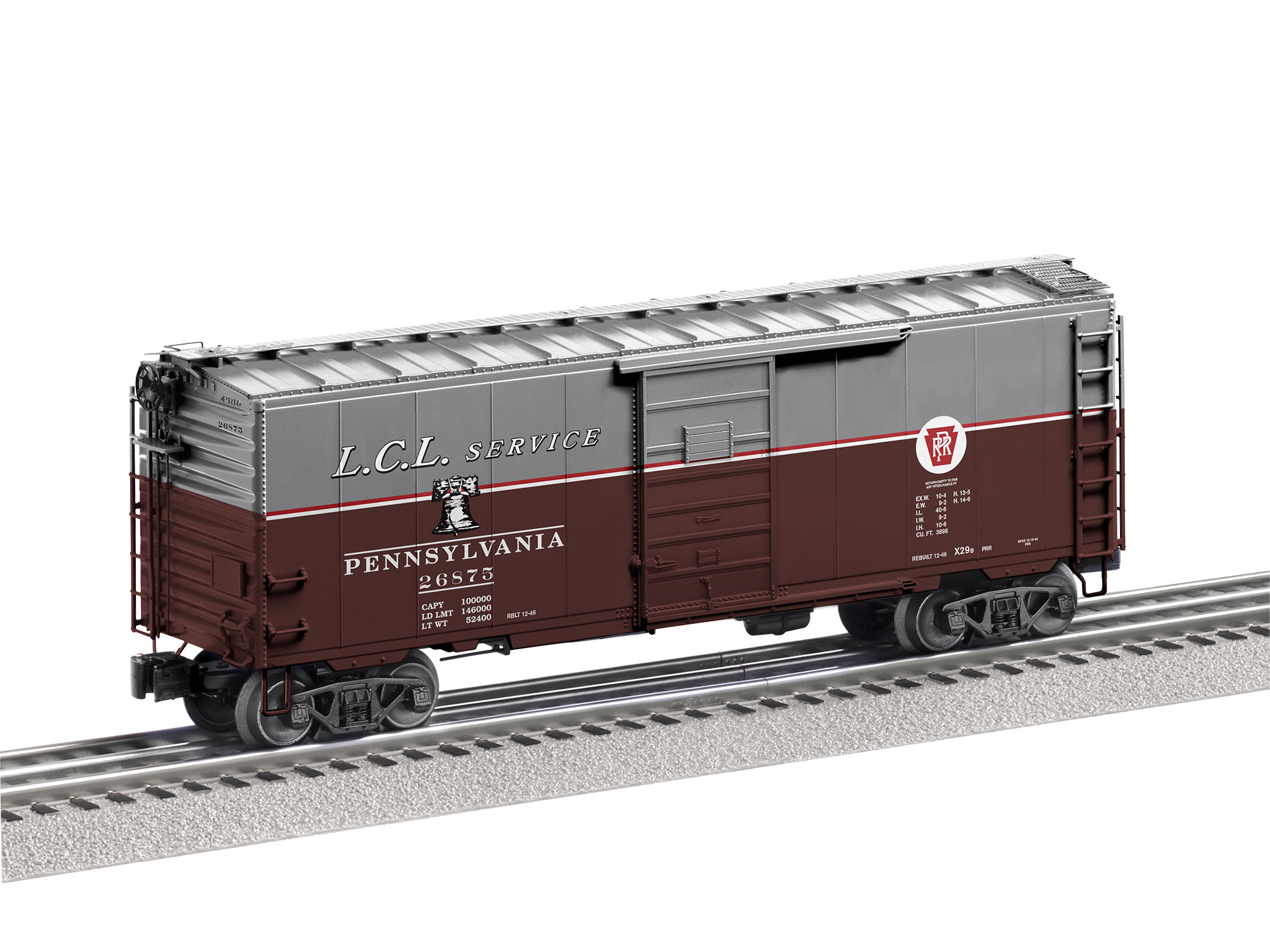 Lionel Pennsylvania Vision Boxcar #26875 2126400 O Scale