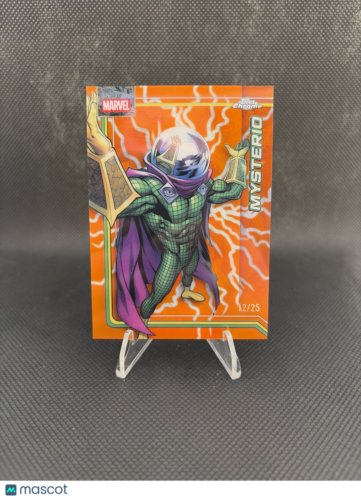 2026 Topps Chrome Marvel Mysterio orange /25 085