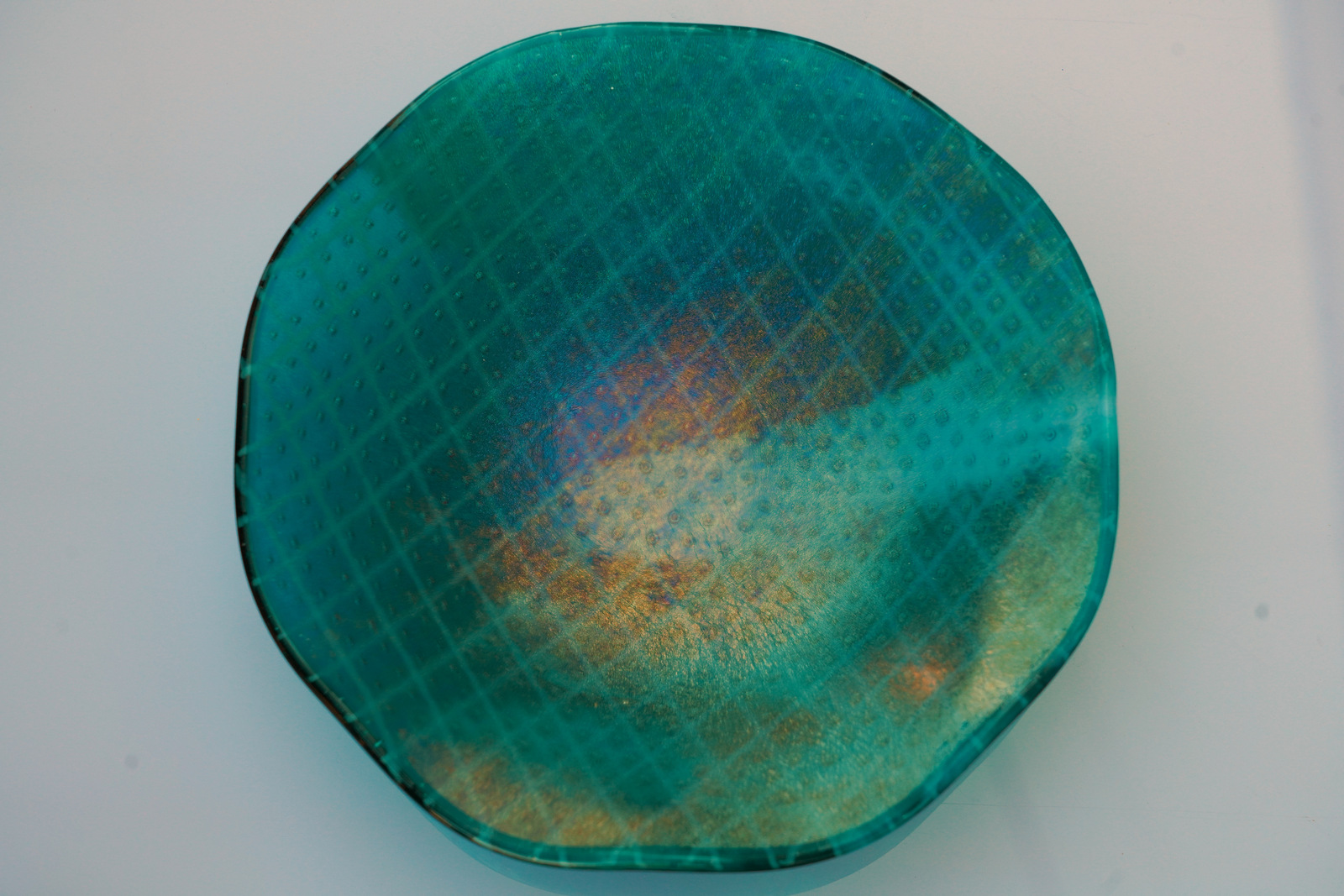 Turquoise Wave Bowl