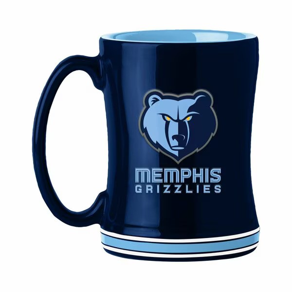 Memphis Grizzlies Sculpted Coffee Mug 14oz