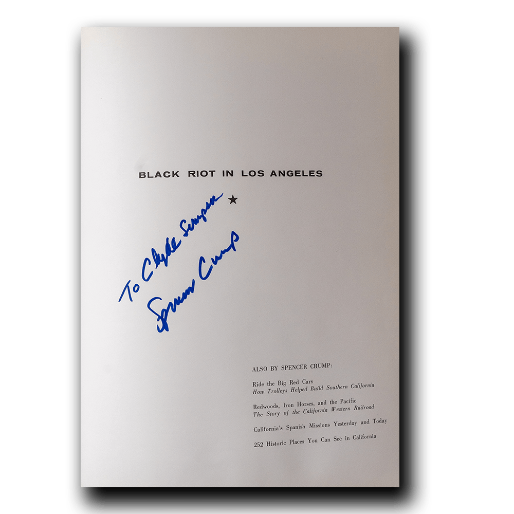Crump -- Black Riot In Los Angeles [Book]