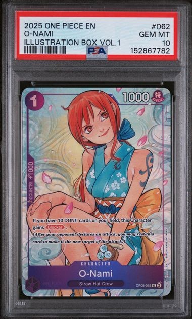 2025 ONE PIECE PROMOS #062 O-NAMI ILLUSTRATION BOX VOL.1