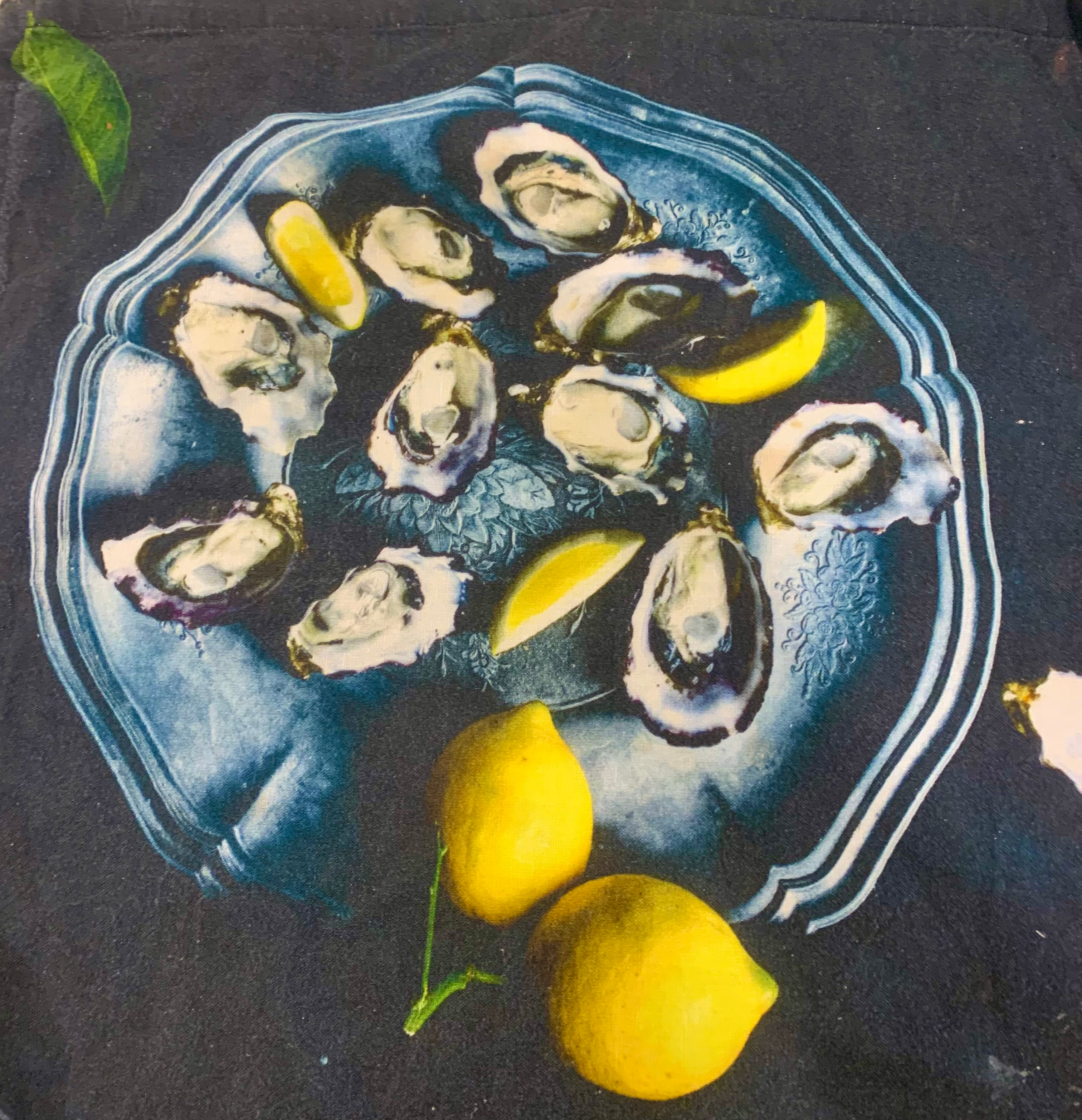 Oyster Tea Towel (French Linen)