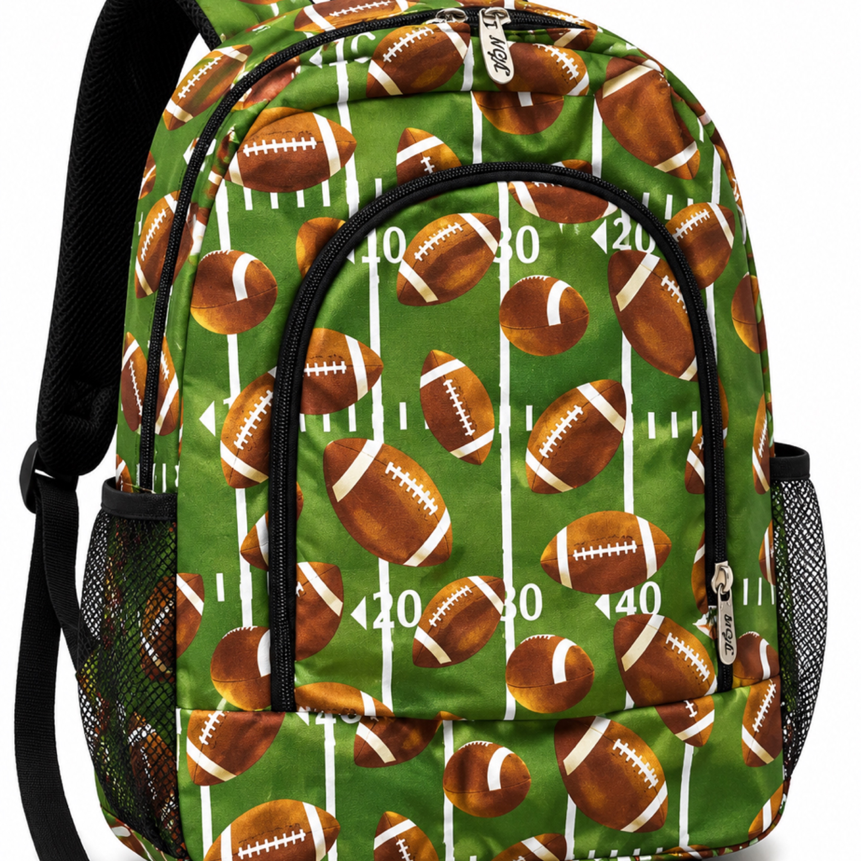Football Field Print Backpack