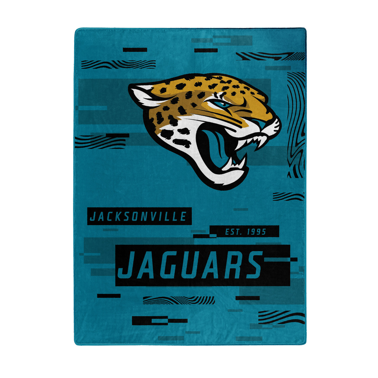 Jacksonville Jaguars Digital Design Raschel Blanket 60x80"