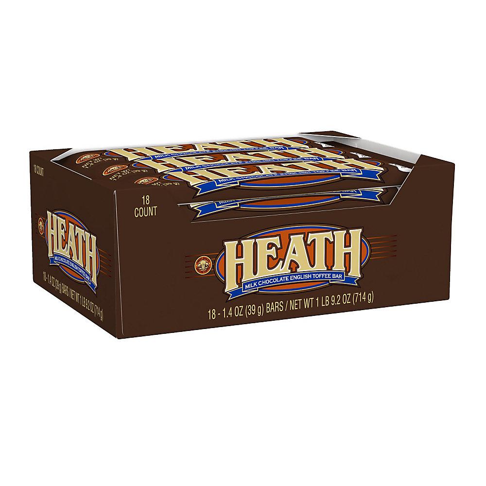 Heath English Toffee Bar 18 Count 1.4 Ounce