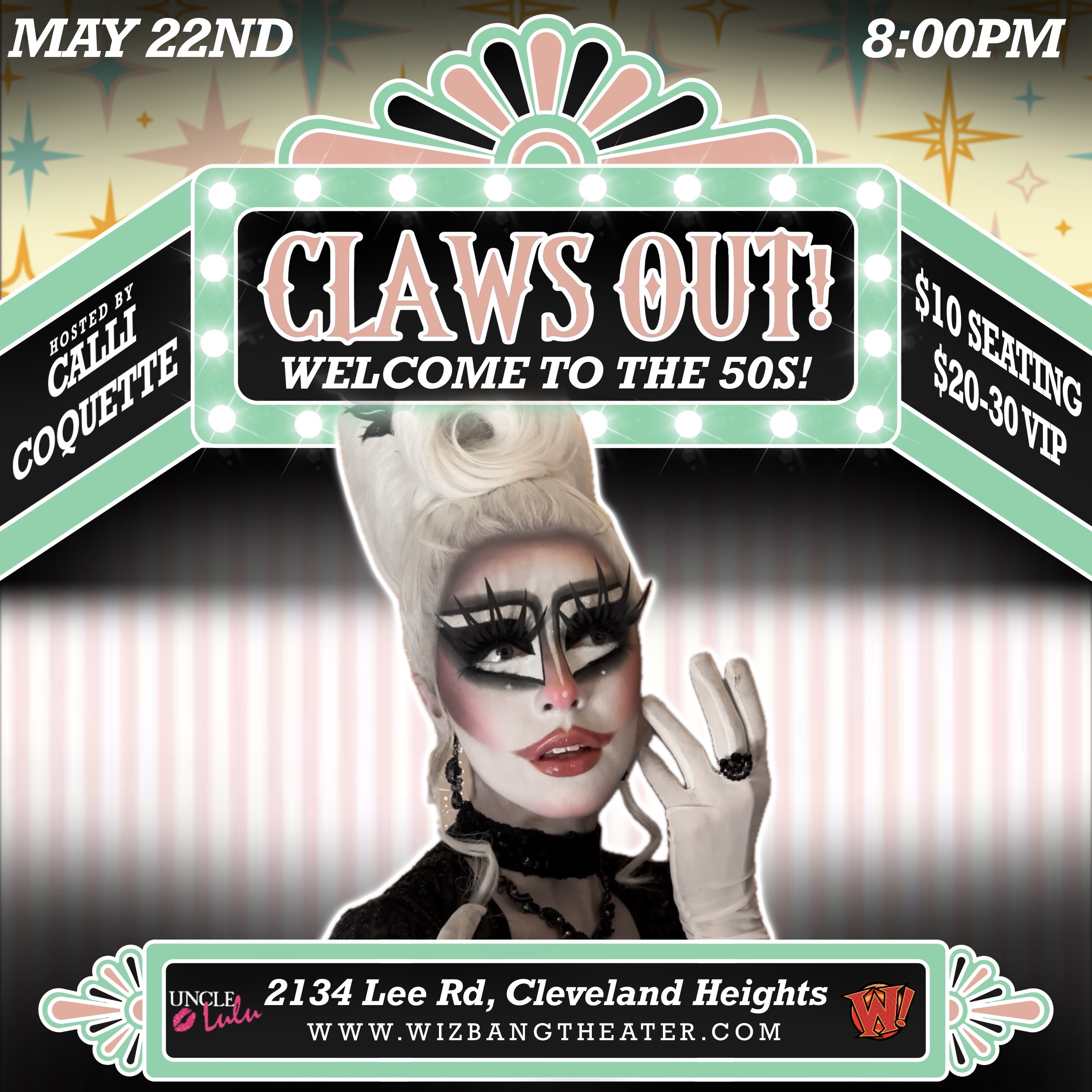 May 22nd Claws Out! Welcome to the 50's