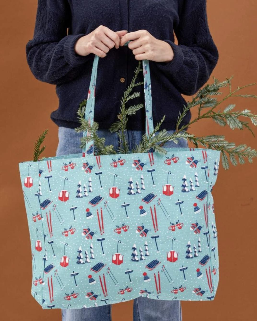 Ski Vacation Tote Bag