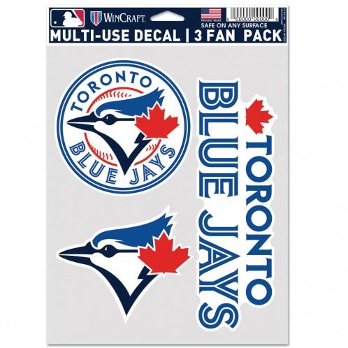 Toronto Blue Jays Multi Use 3 Pack Fan Decals