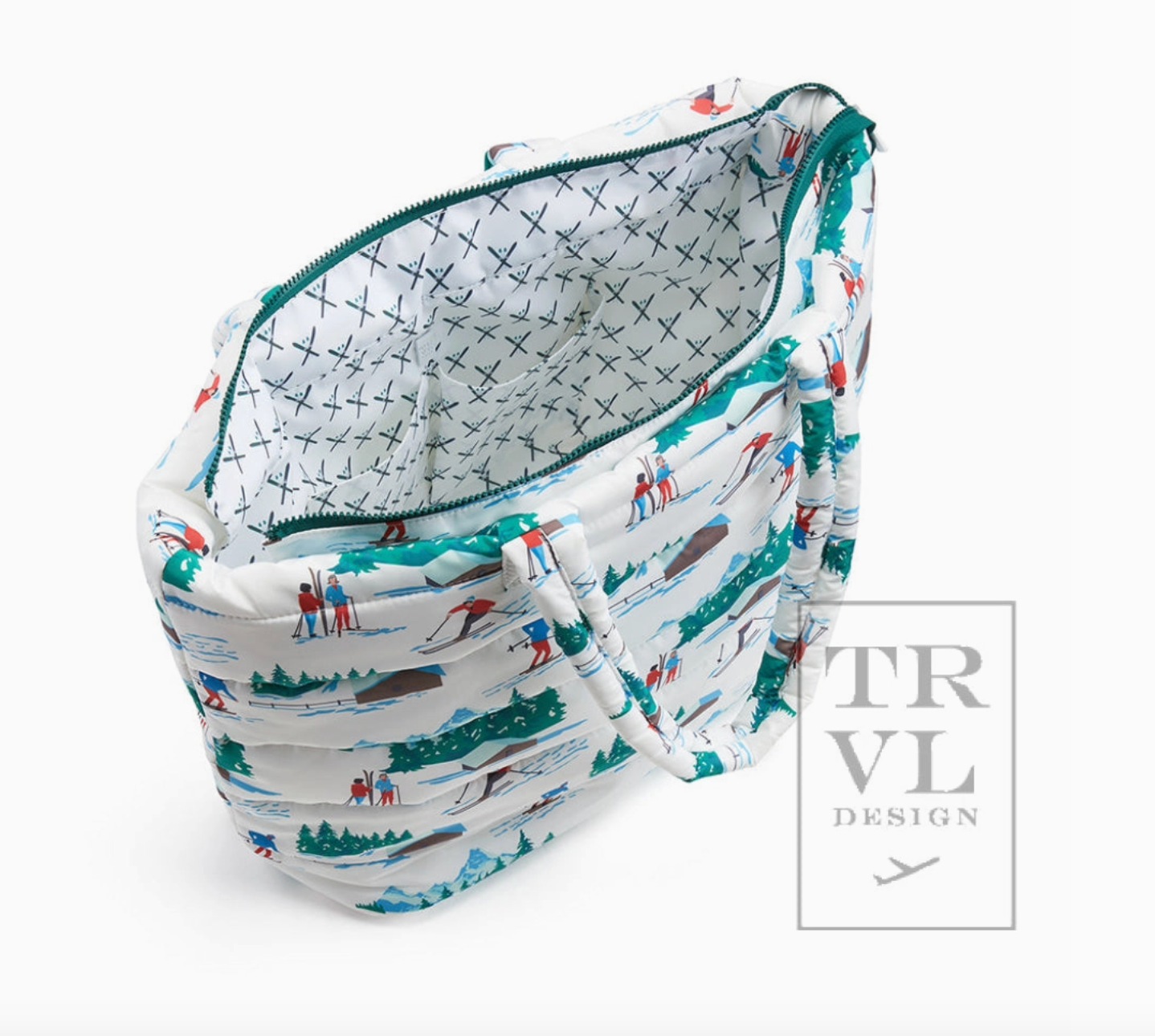 Hit the Slopes Puffer Tote Bag