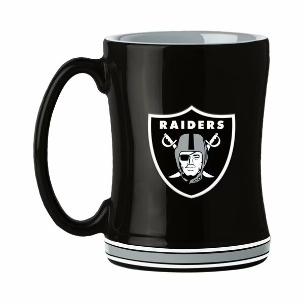 Las Vegas Raiders Sculpted Coffee Mug 14oz