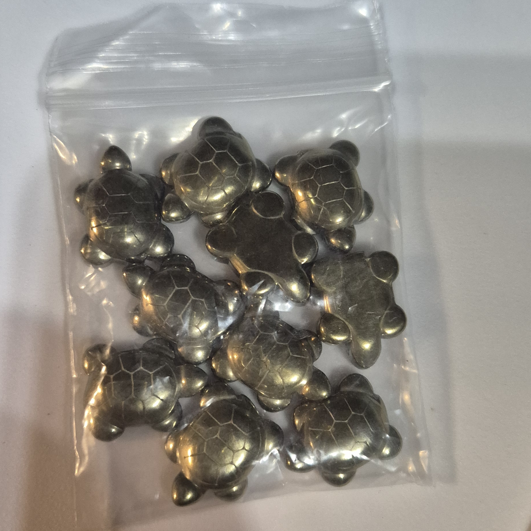 Pyrite Turtle Each