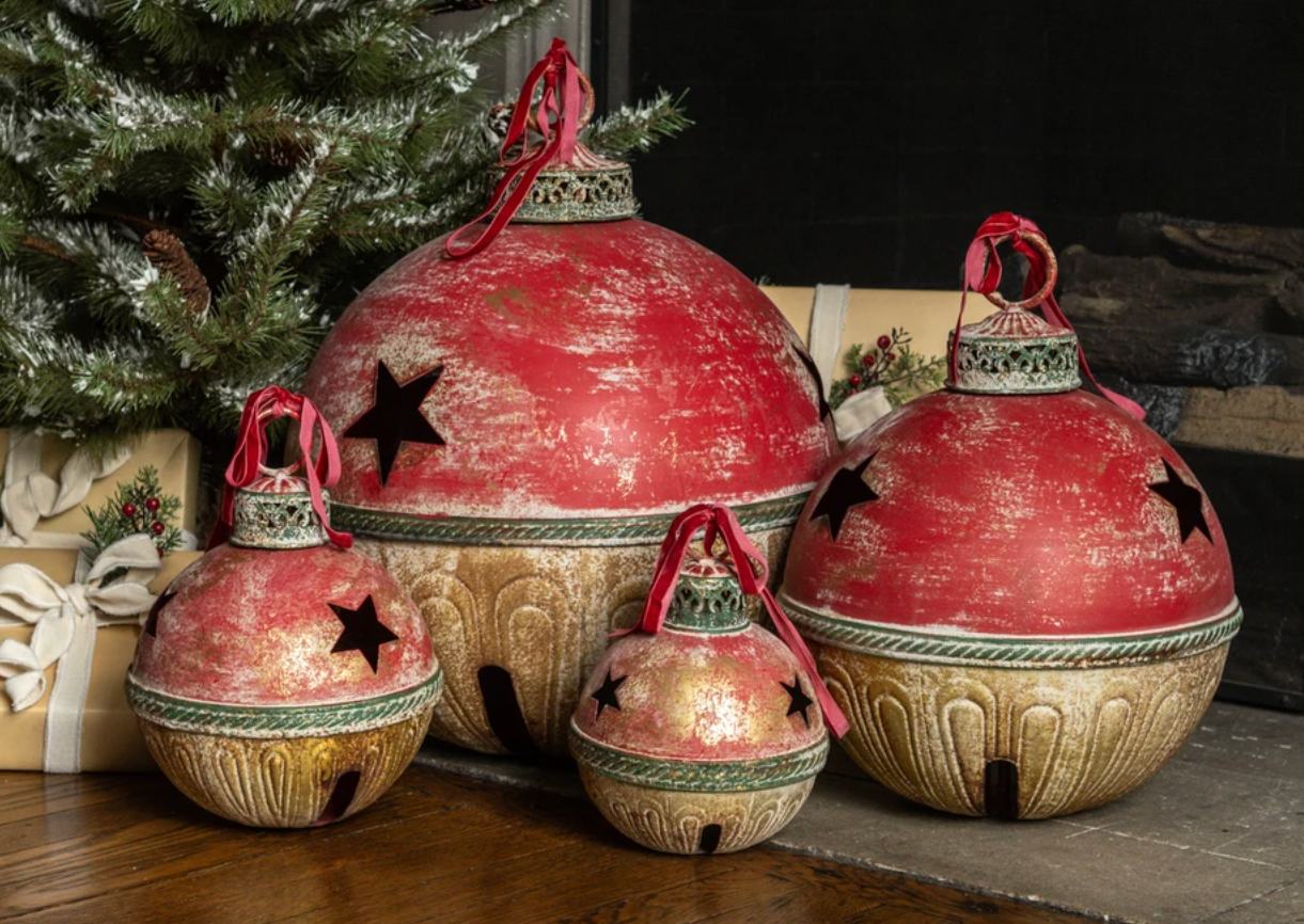 (Pre- order ONLY) Vintage inspired Christmas bells - Nest & Nook Sonora Boutique