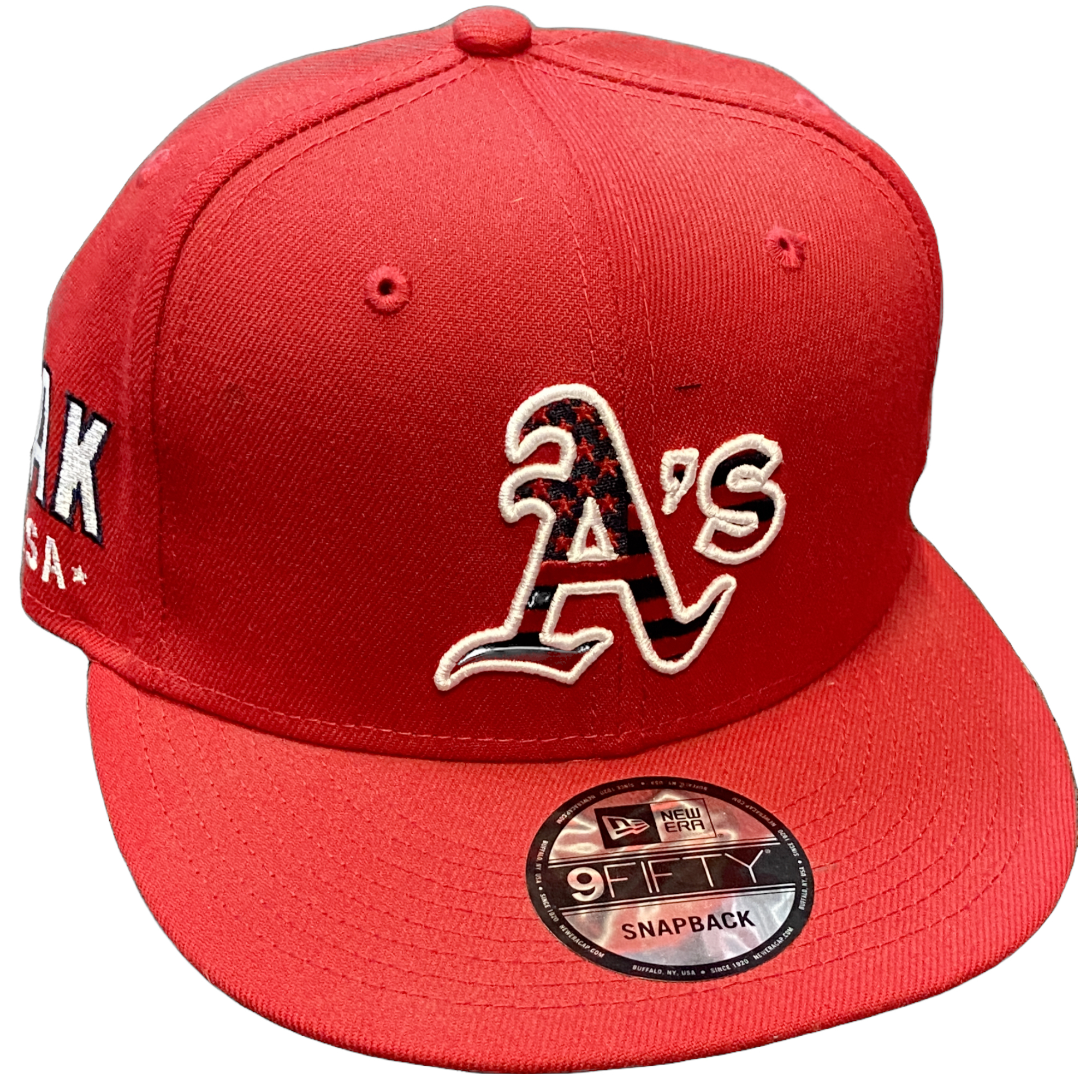 Oakland Athletics New Era Stars and Stripes 9FIFTY Snapback Hat