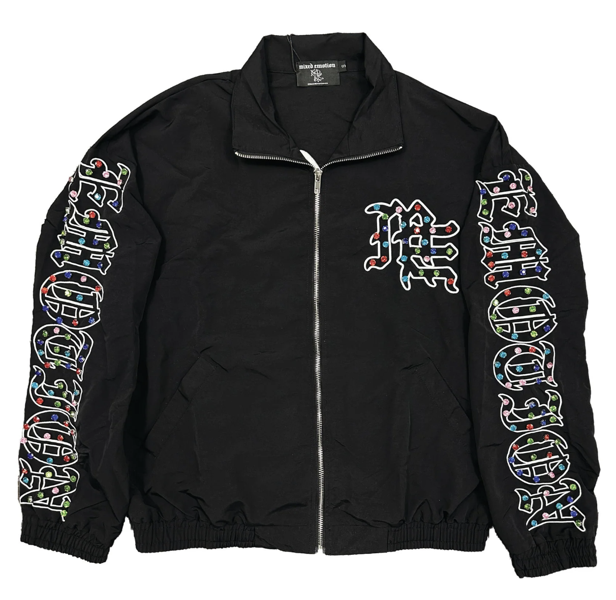 MIXED EMOTION (Rhinestone Nylon Jacket)