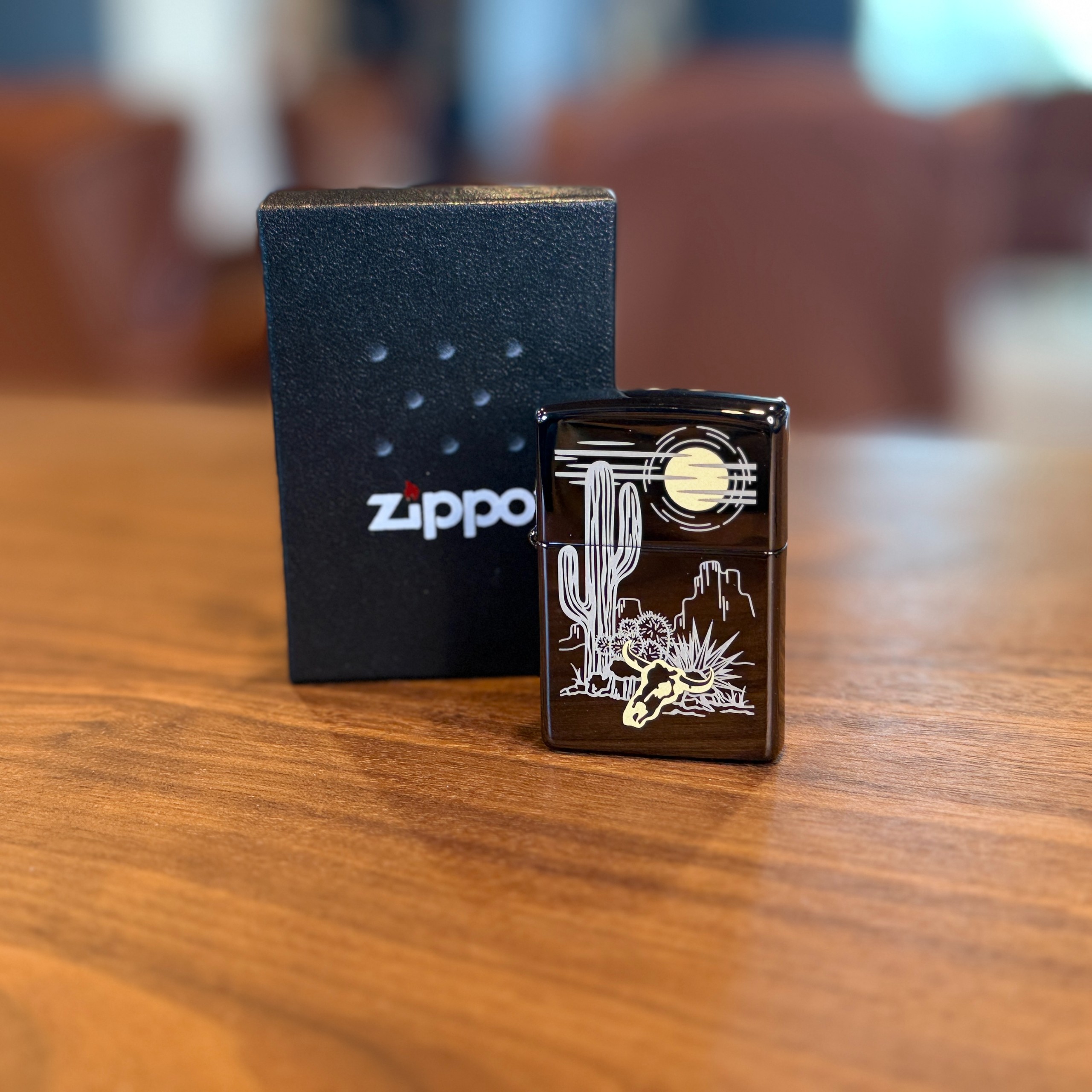 Zippo - Western Design High Polish Black