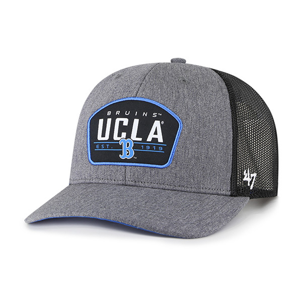 UCLA Bruins '47Brand Charcoal Slate Trucker Snapback Hat