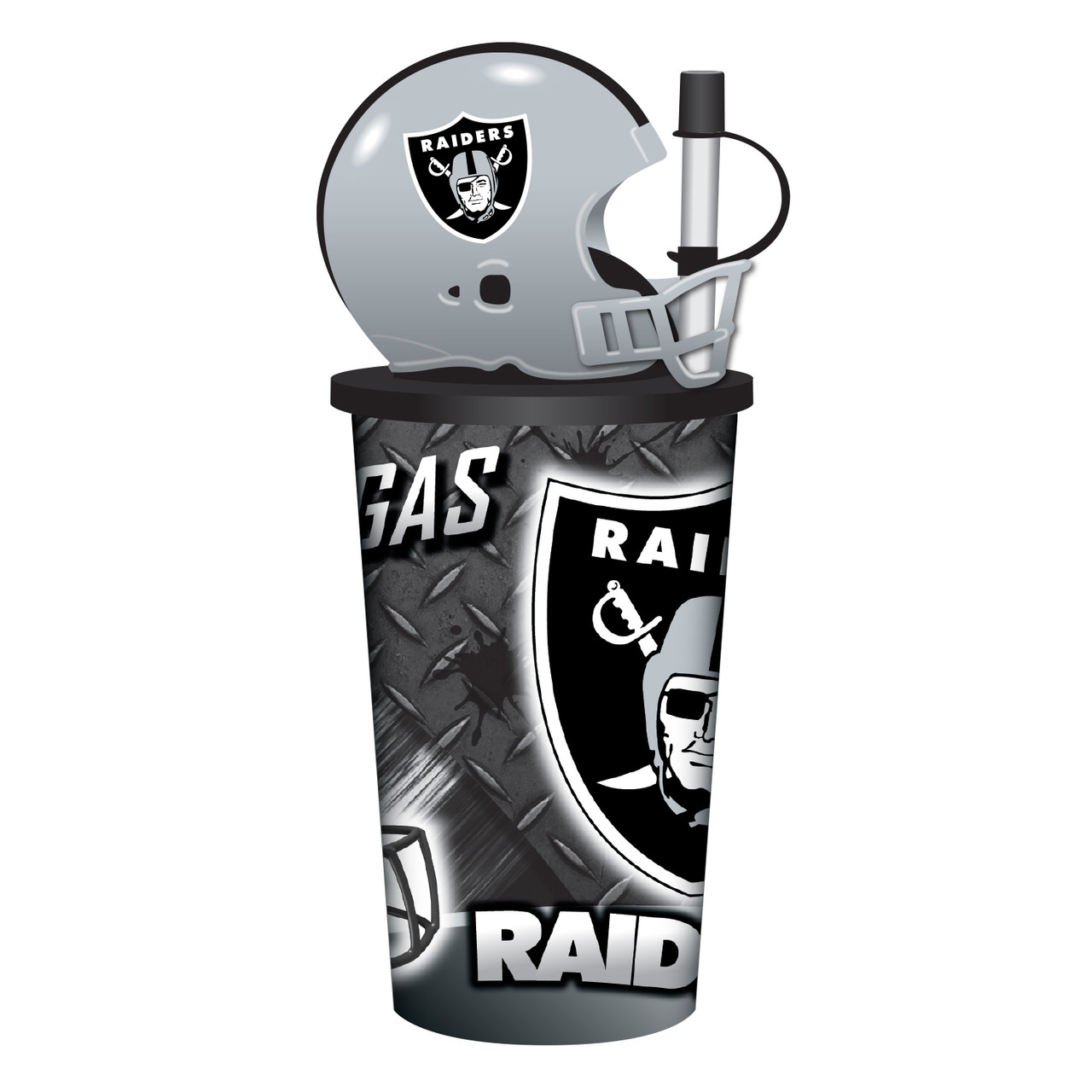 Las Vegas Raiders Helmet Cup with Straw 32oz
