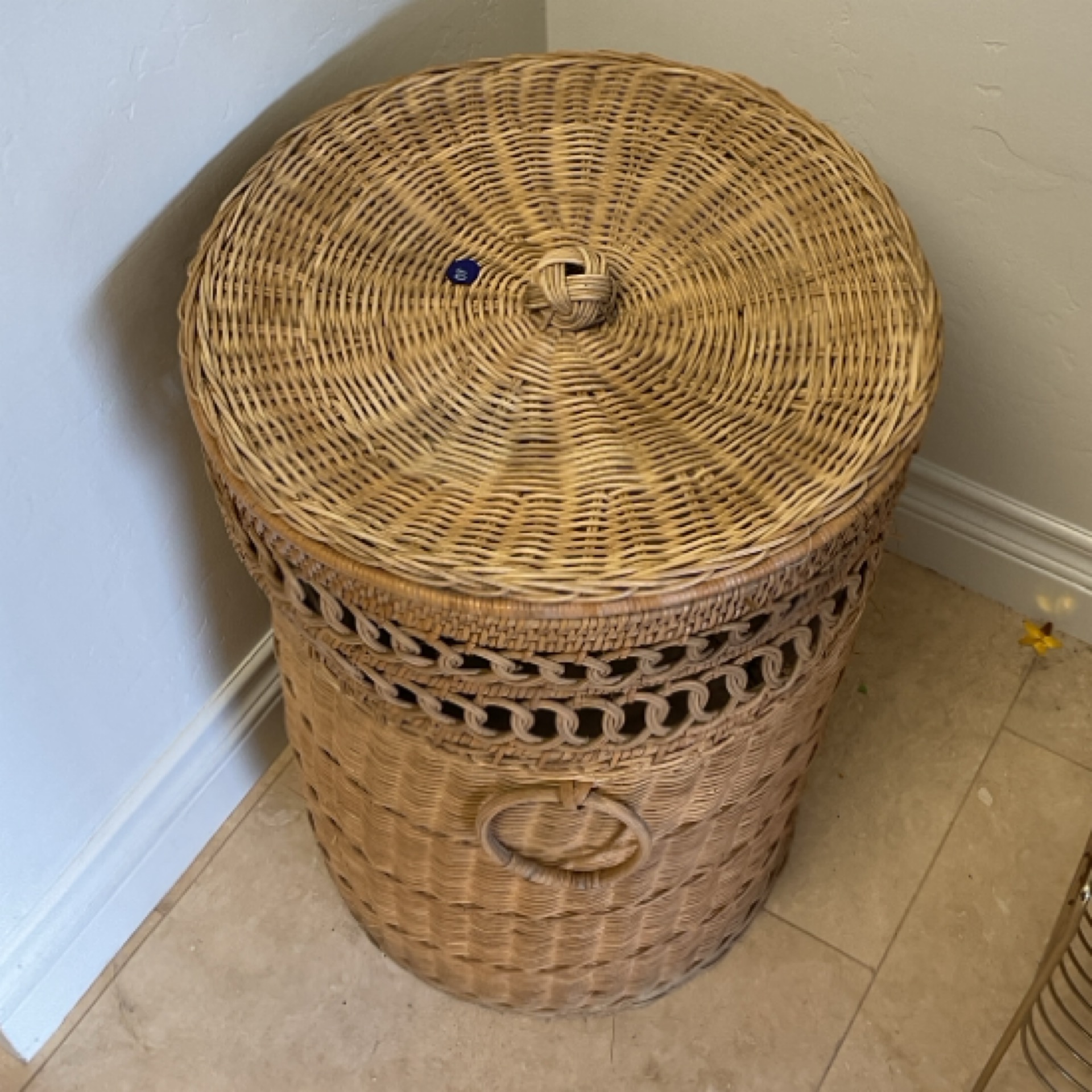 Wicker Laundry Basket