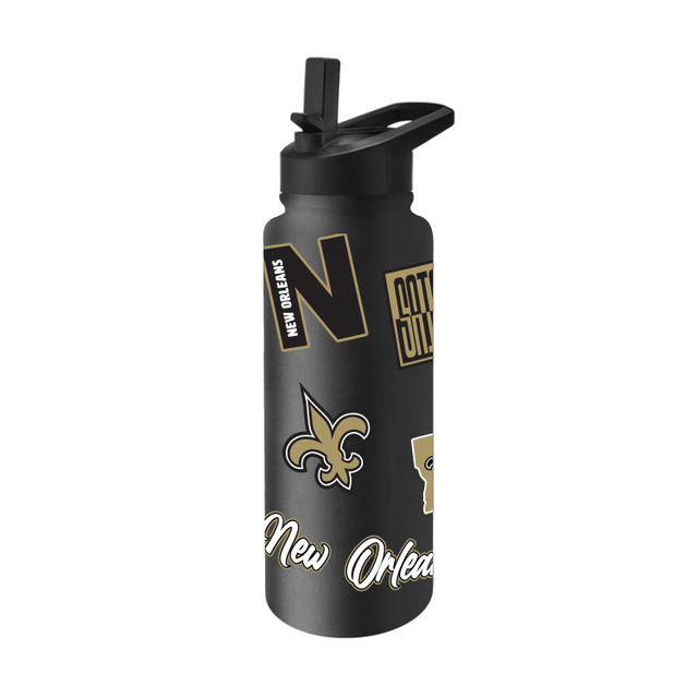 New Orleans Saints Dreamweave Quencher Stainless Steel Bottle 34oz