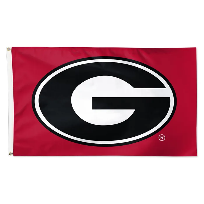 Georgia Bulldogs Red Flag 3x5'