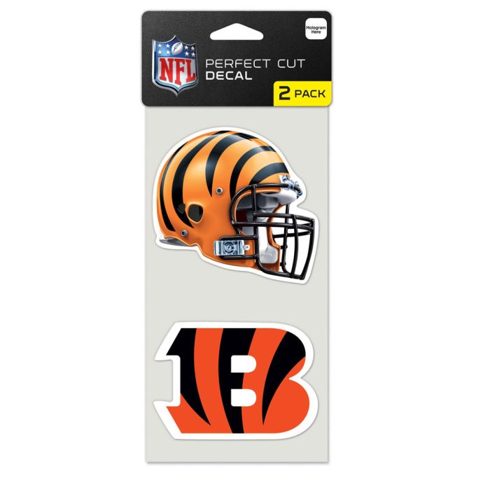 Cincinnati Bengals Perfect Cut Decals 2 pack