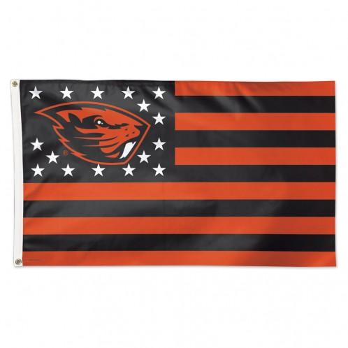 Oregon State Beavers Deluxe Americana Flag 3x5'