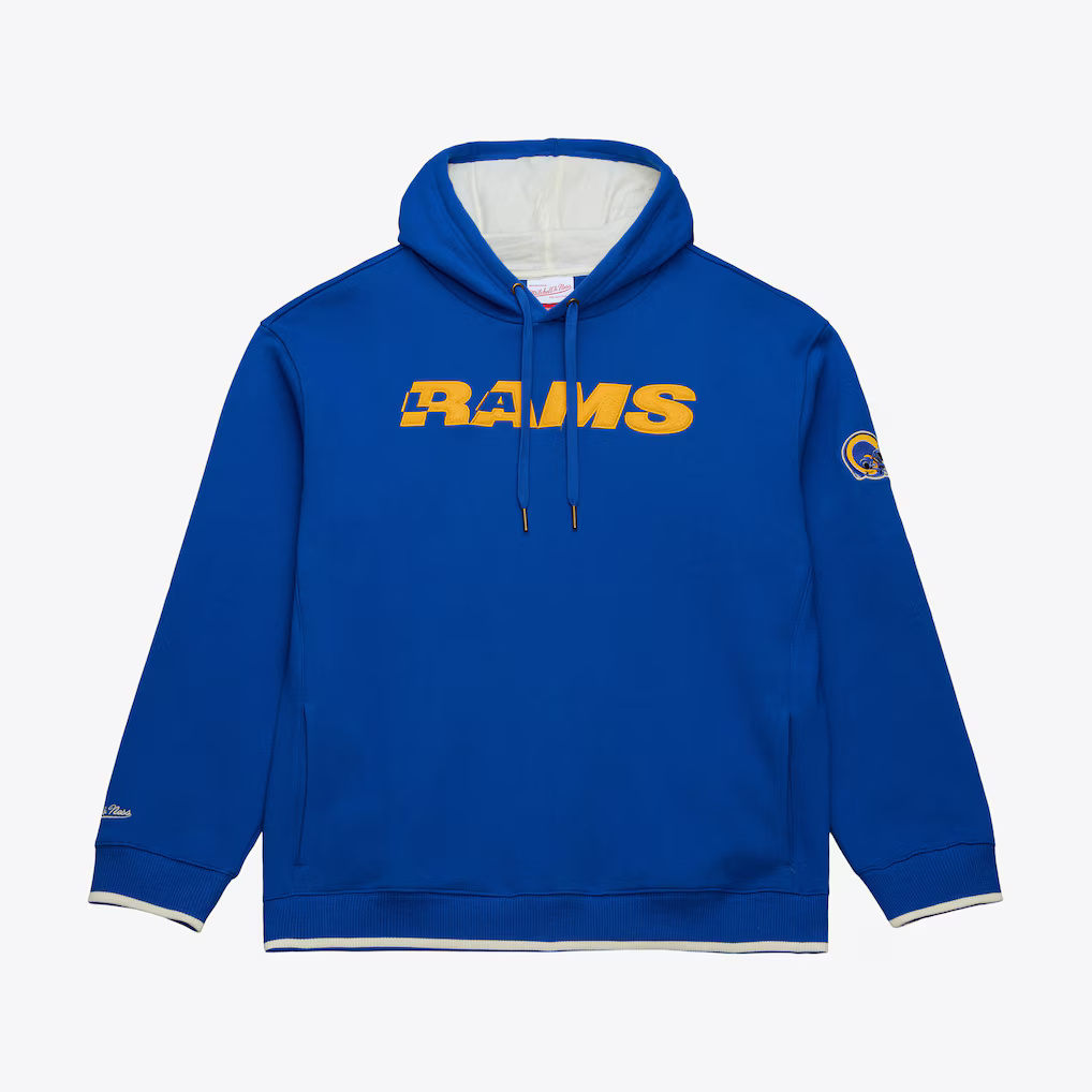 Los Angeles Rams Team Legacy Mitchell and Ness Hooded Sweatshirt