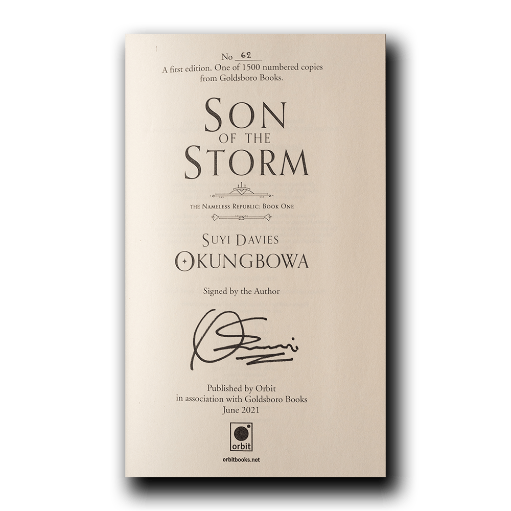 Okungbowa, Suyi Davies -- Son of the Storm [Book]
