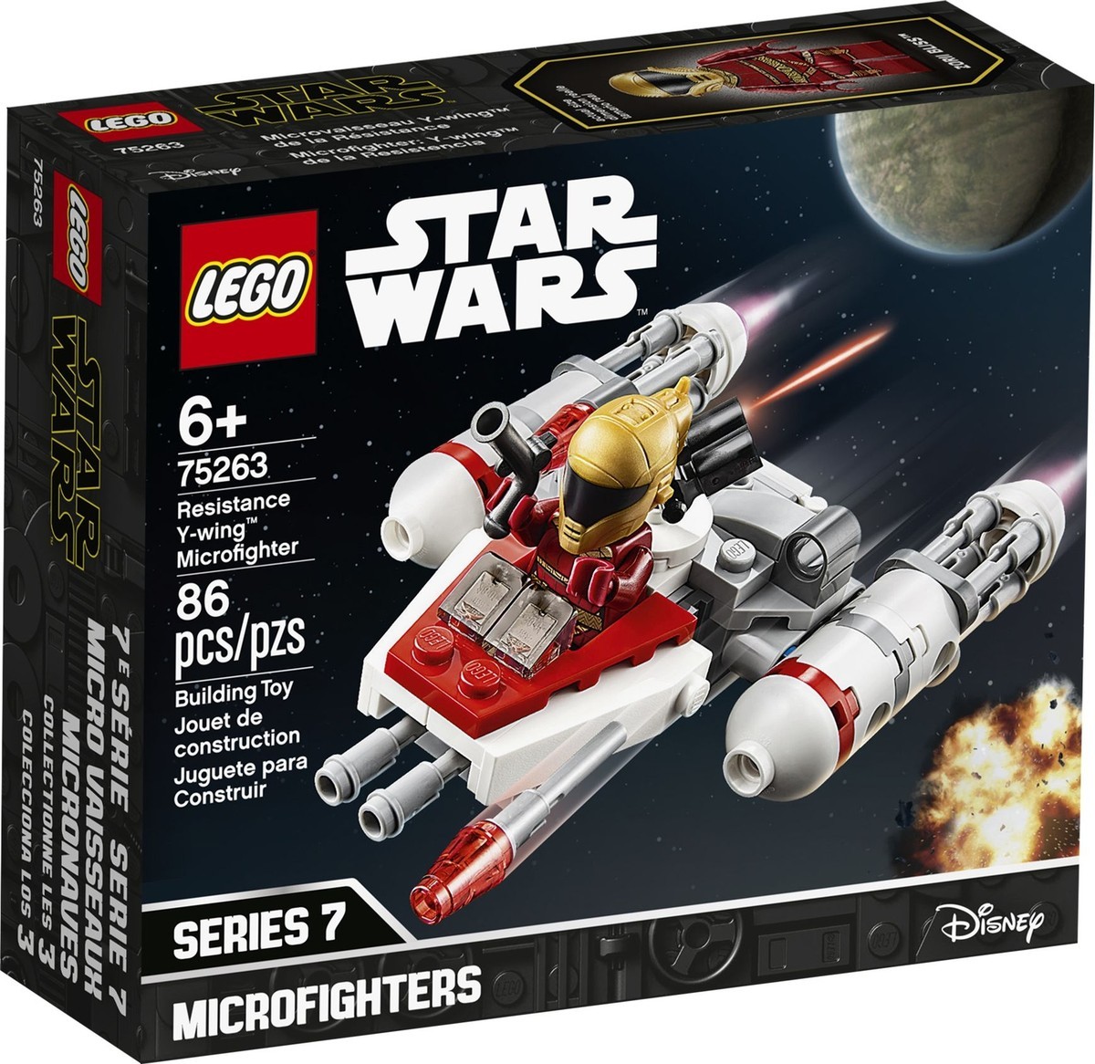 75263 Resistance Y-wing Microfighter