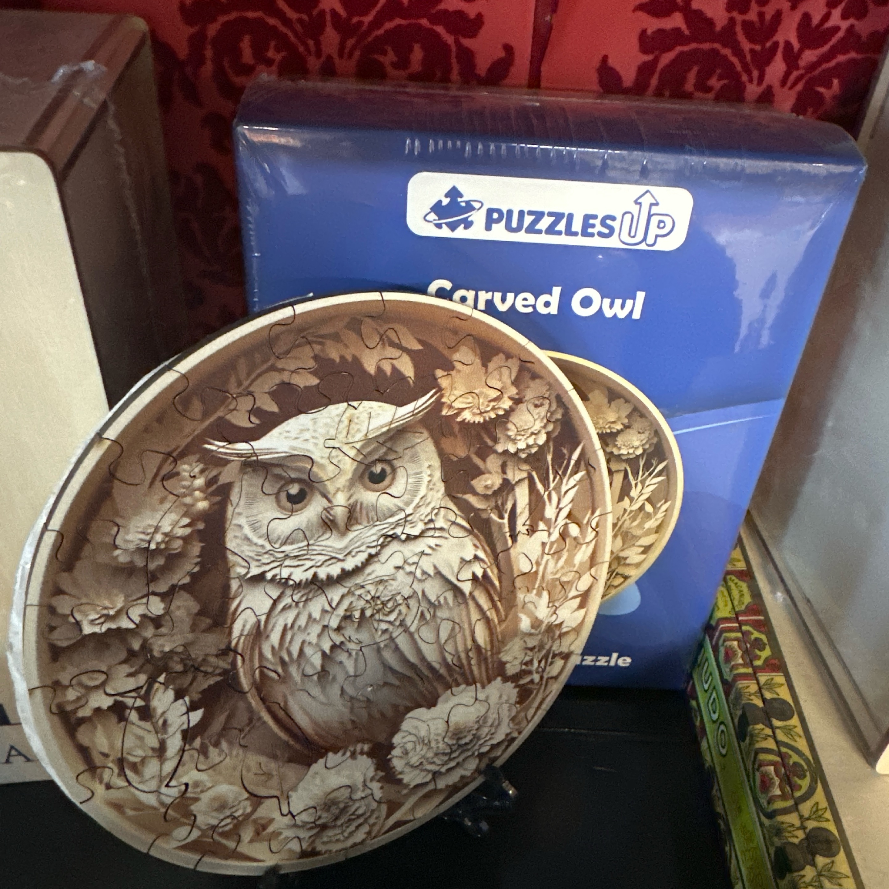 Carved Owl Jigsaw Puzzle A3/big