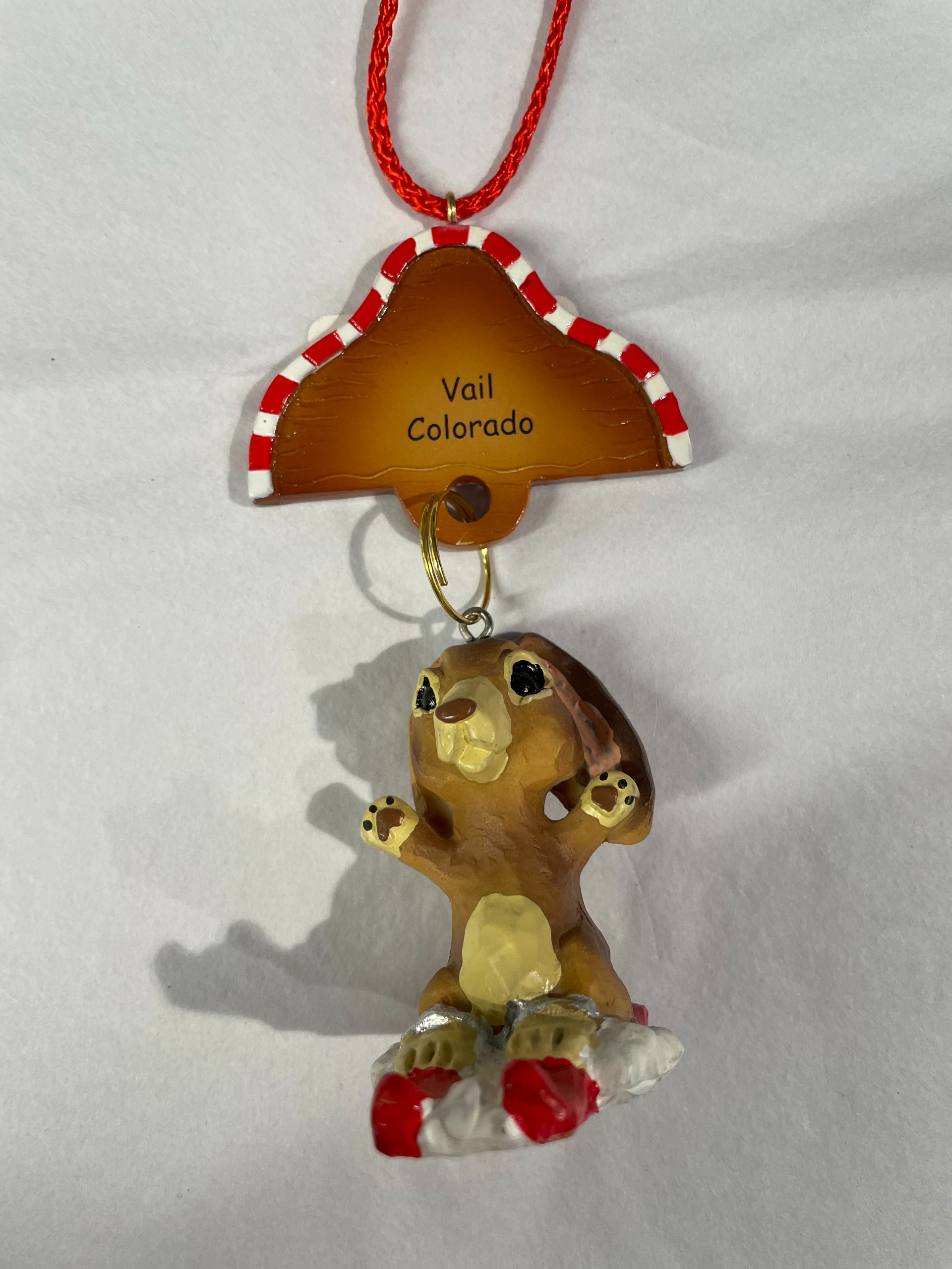 Ski Bunny Ornament