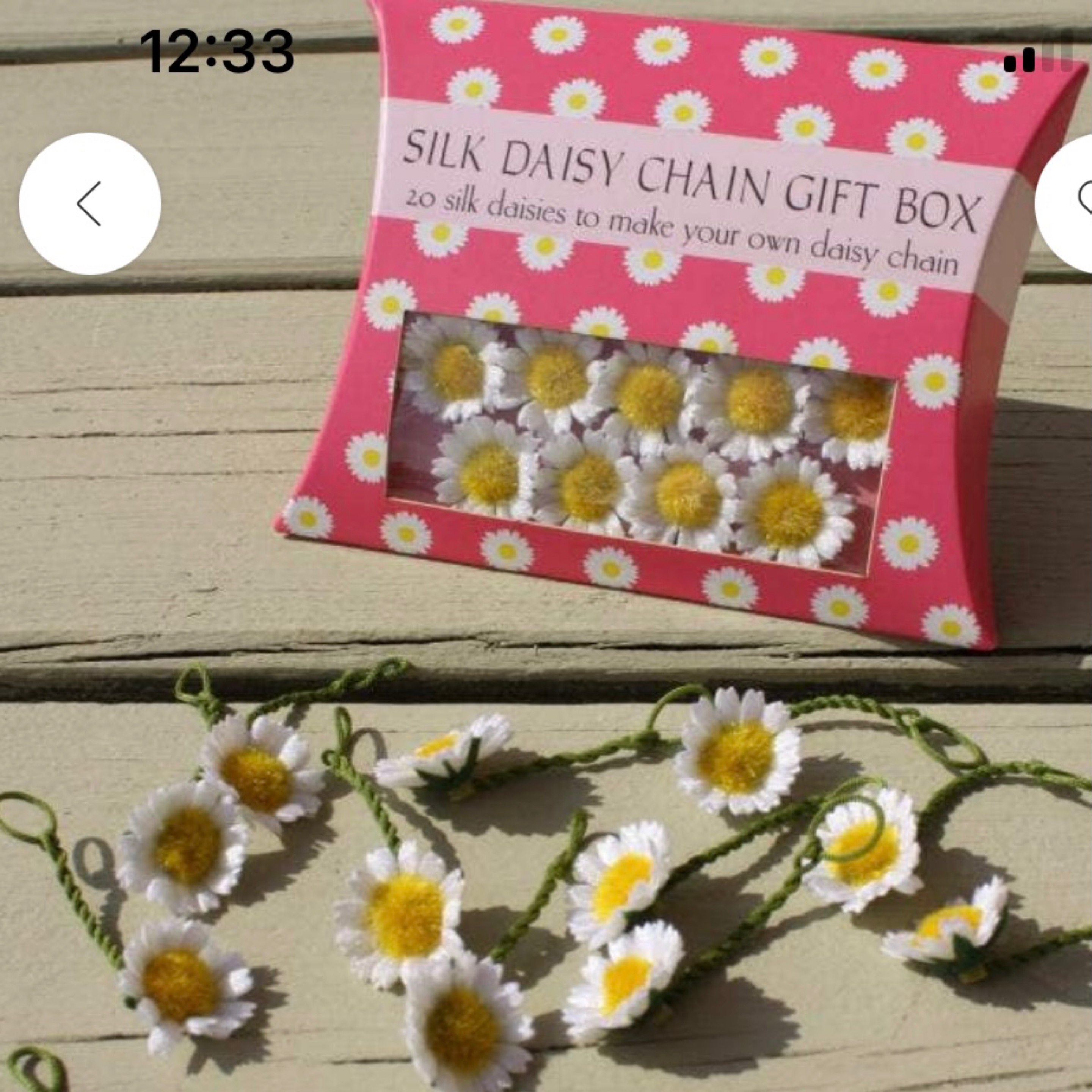 Daisy Gift Pillow Box