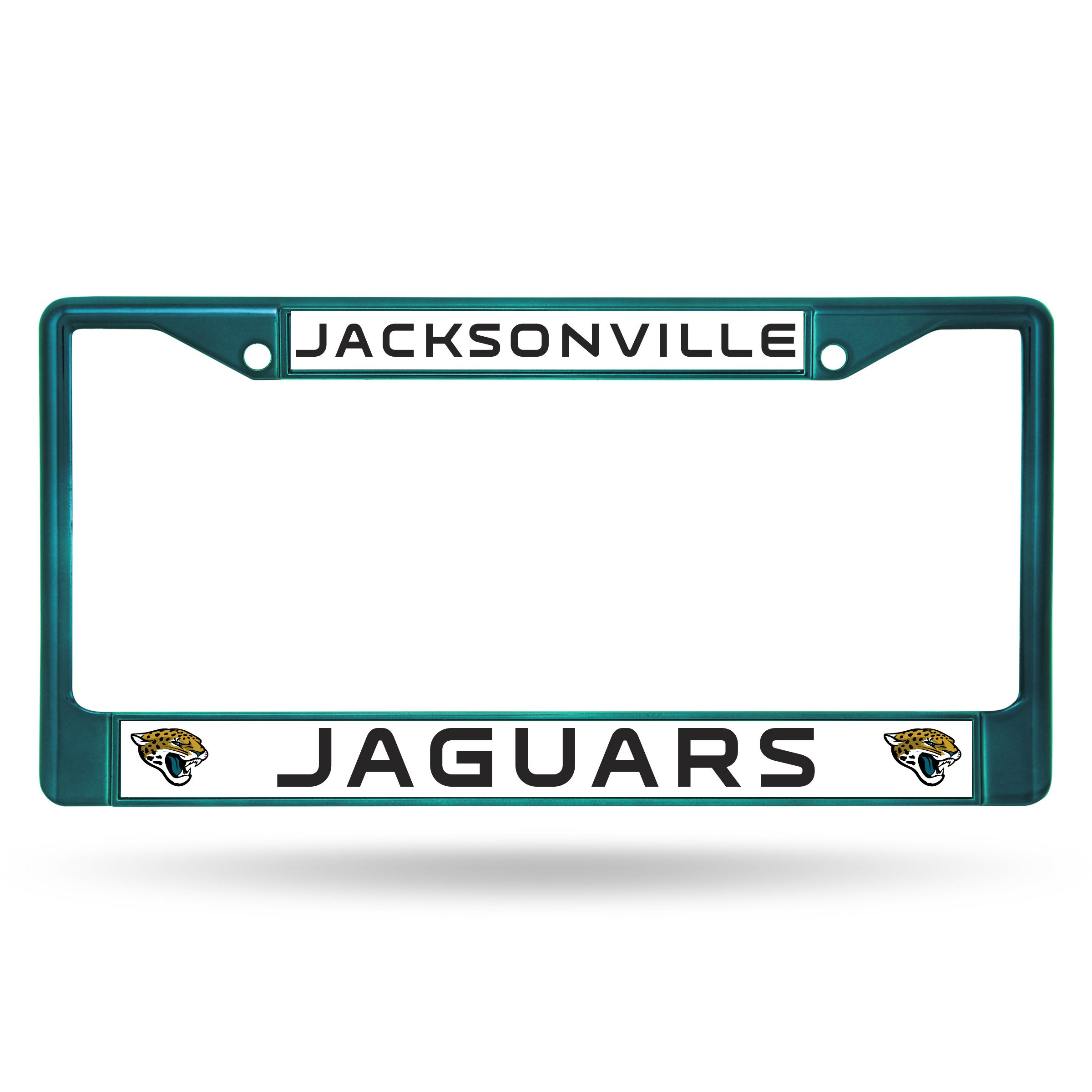 Jacksonville Jaguars Metal License Plate Frame - Aqua