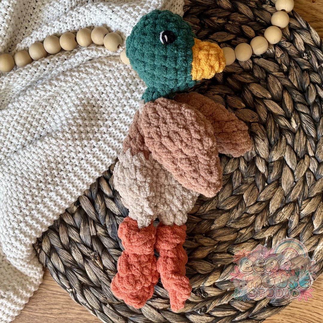 Mallard Duckling Knotted Mini Snuggler preview image