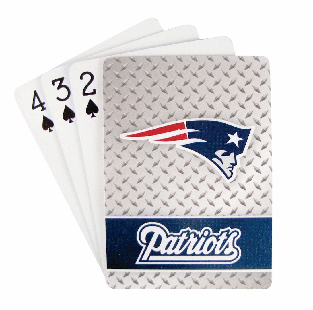 New England Patriots Diamond Plate Playing Cards