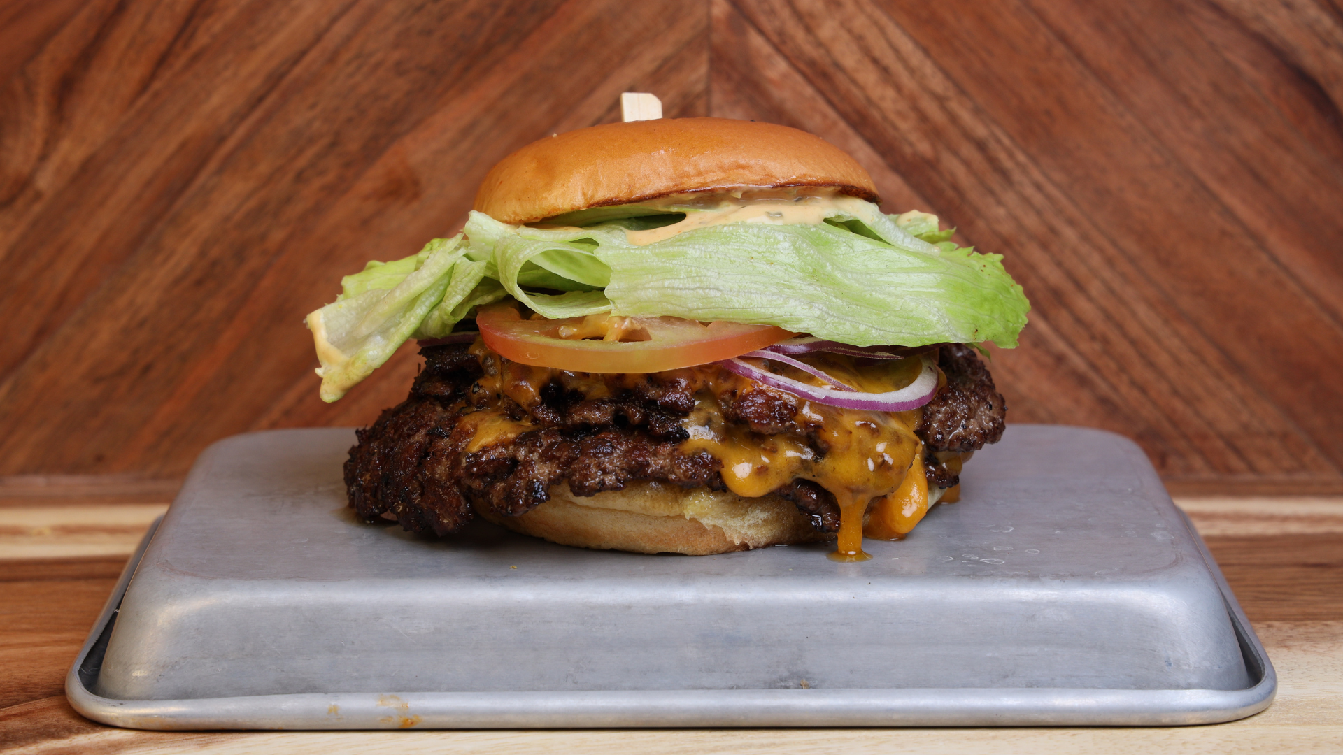 Halal - Triple Smash Burger Combo