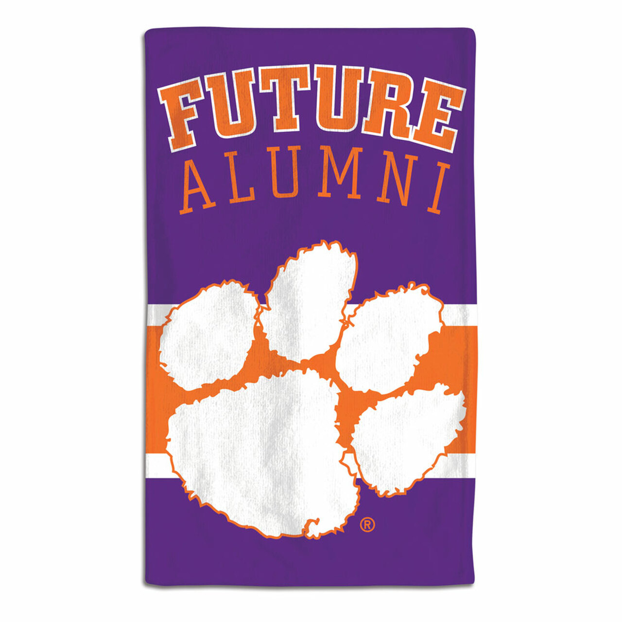 Clemson Tigers Baby Burp Cloth 10x17"