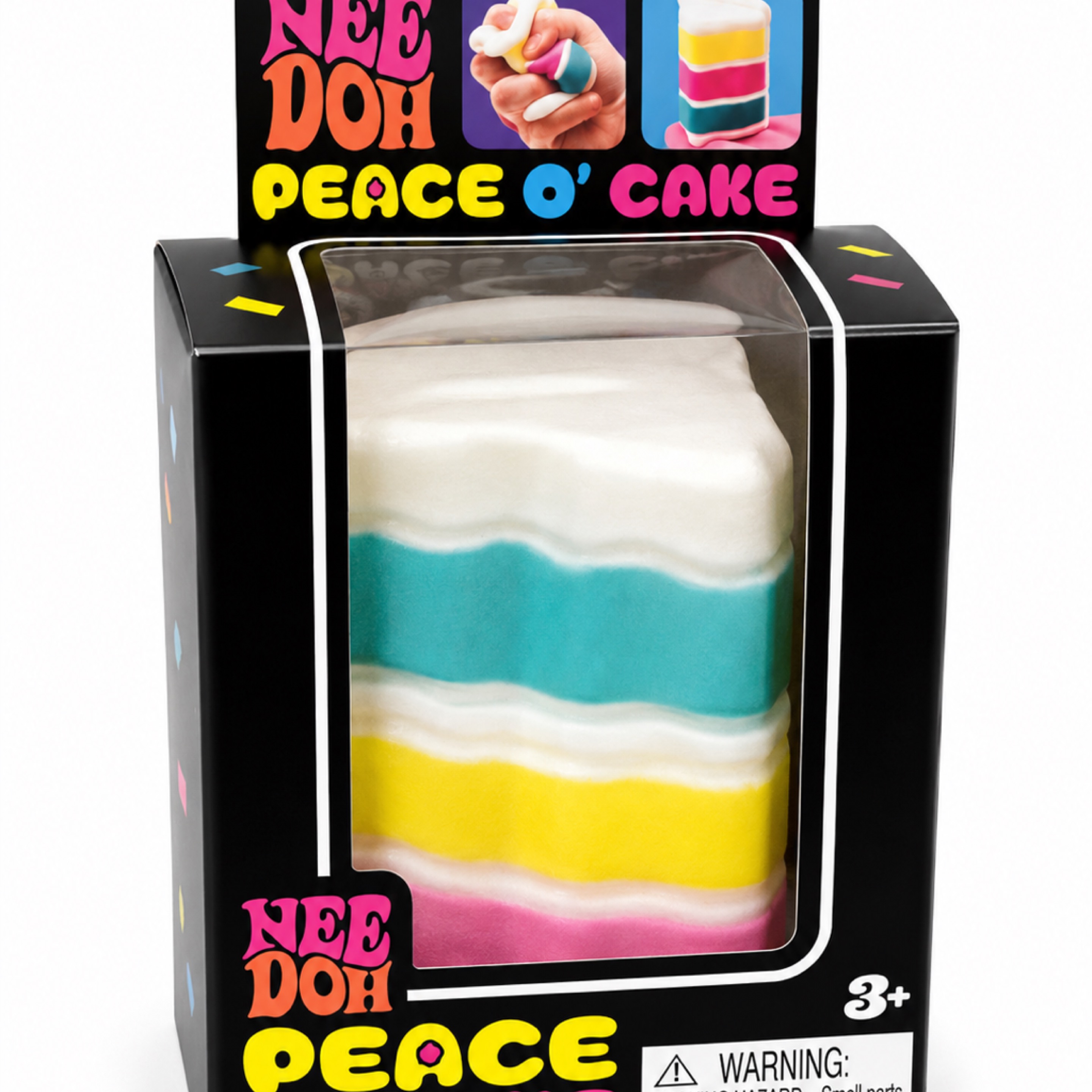 NeeDoh Peace O’ Cake Squishy Toy