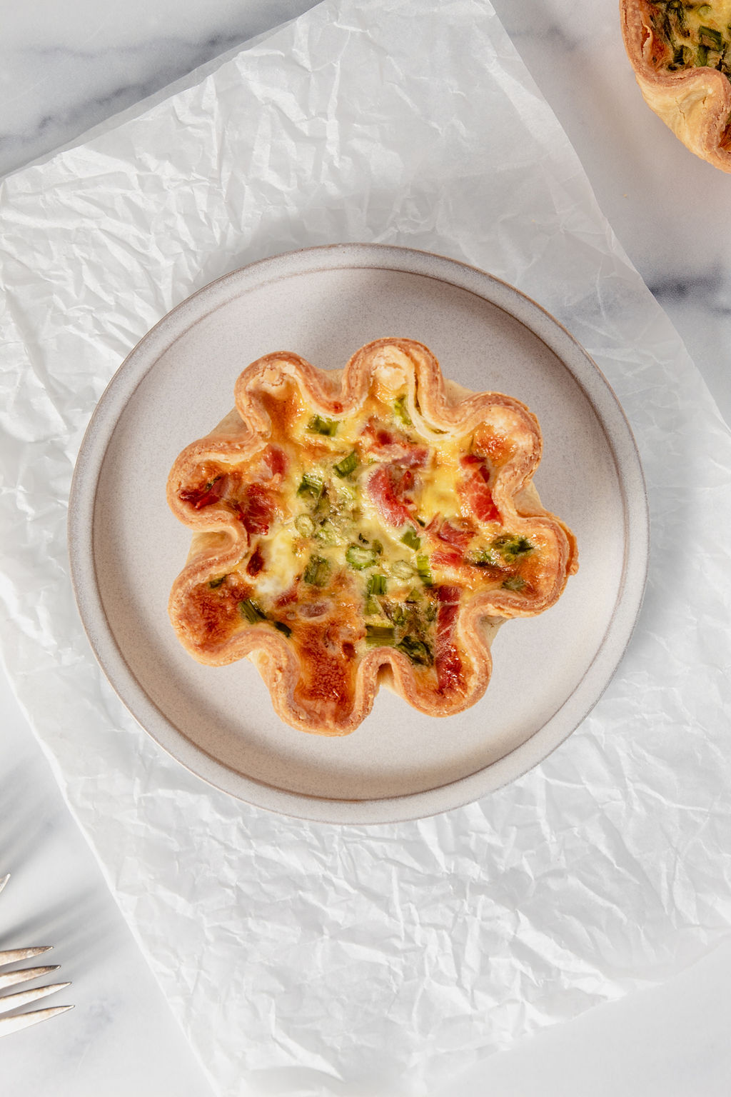 Asparagus & Prosciutto Quiche