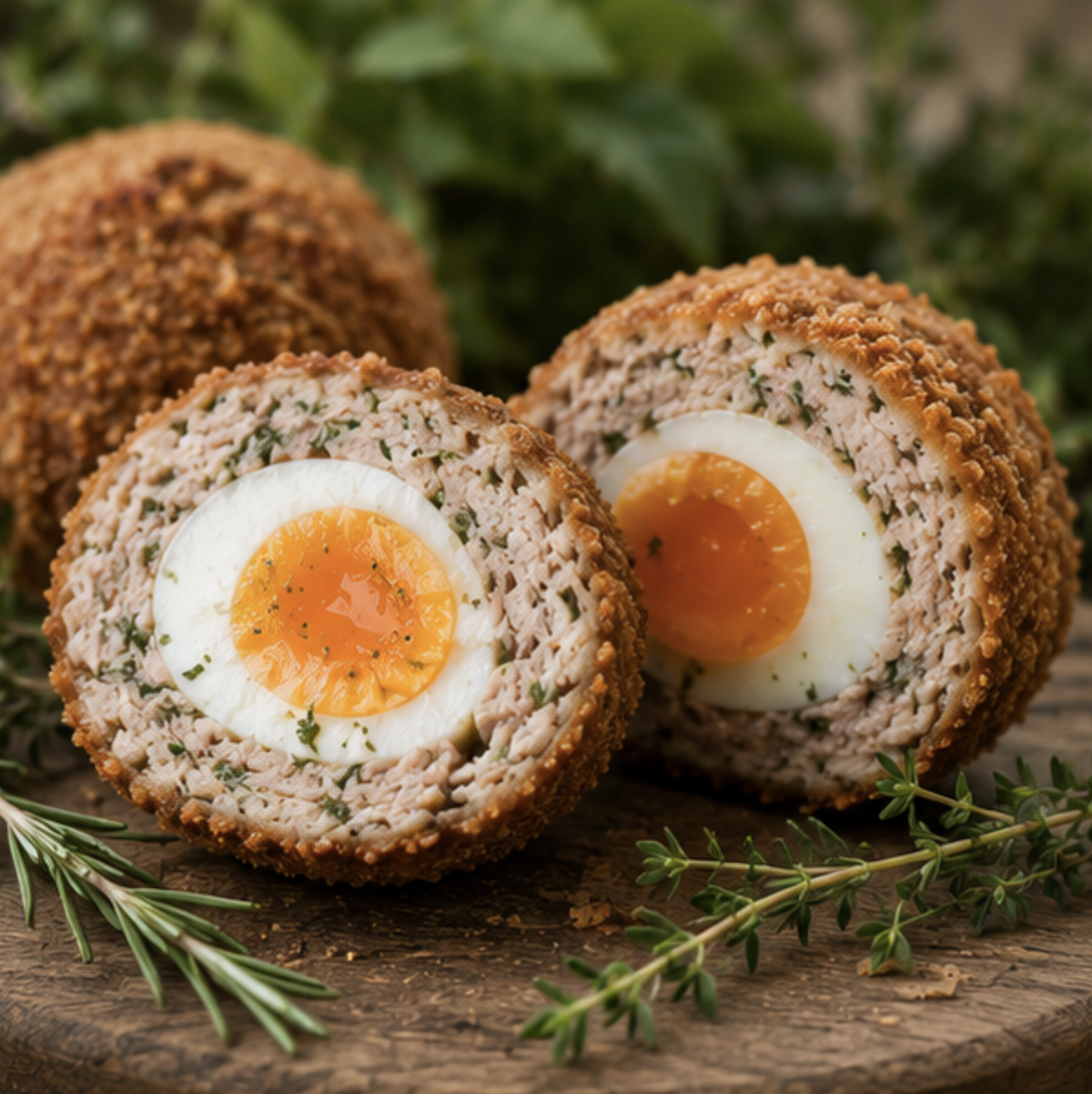 Pork and Herb Scotch Egg