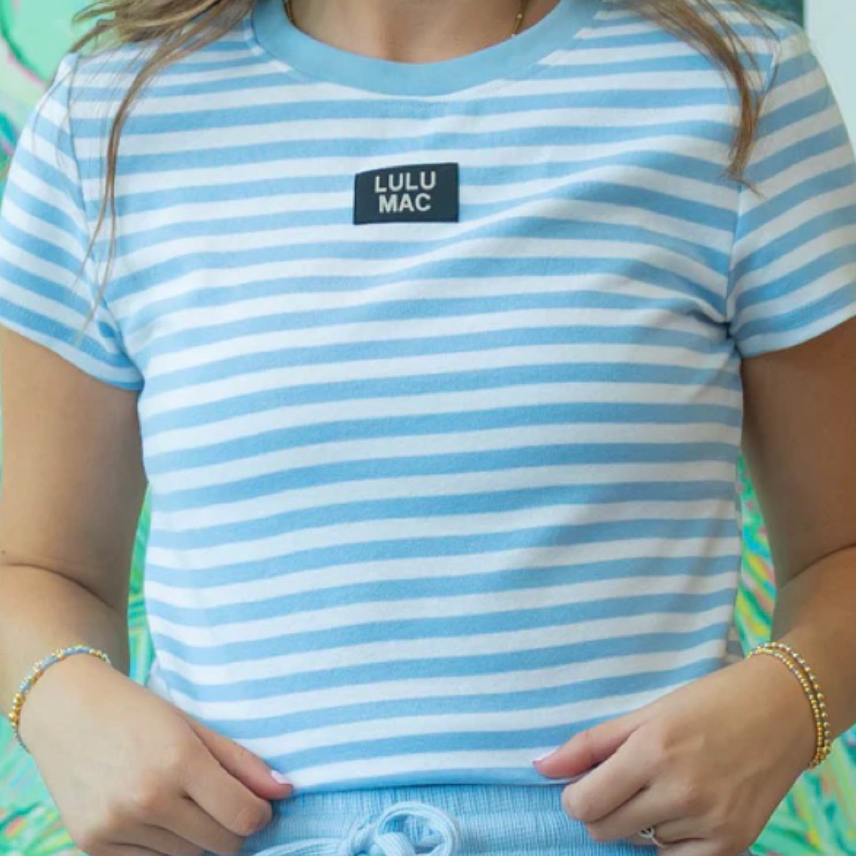 LuluMac stripe society babydoll top — Bama Tan boutique, Tuscaloosa AL