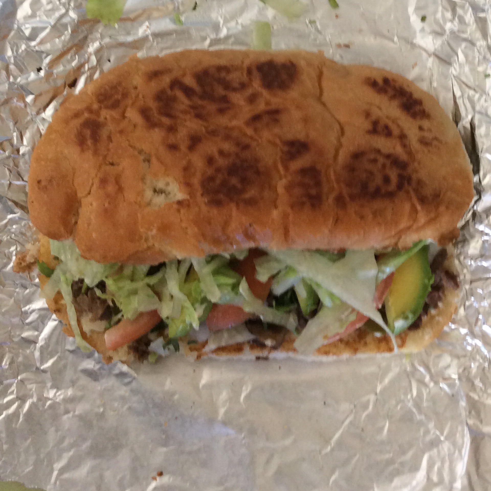Torta de Lengua - Beef Tongue Torta from Tacos del Valle