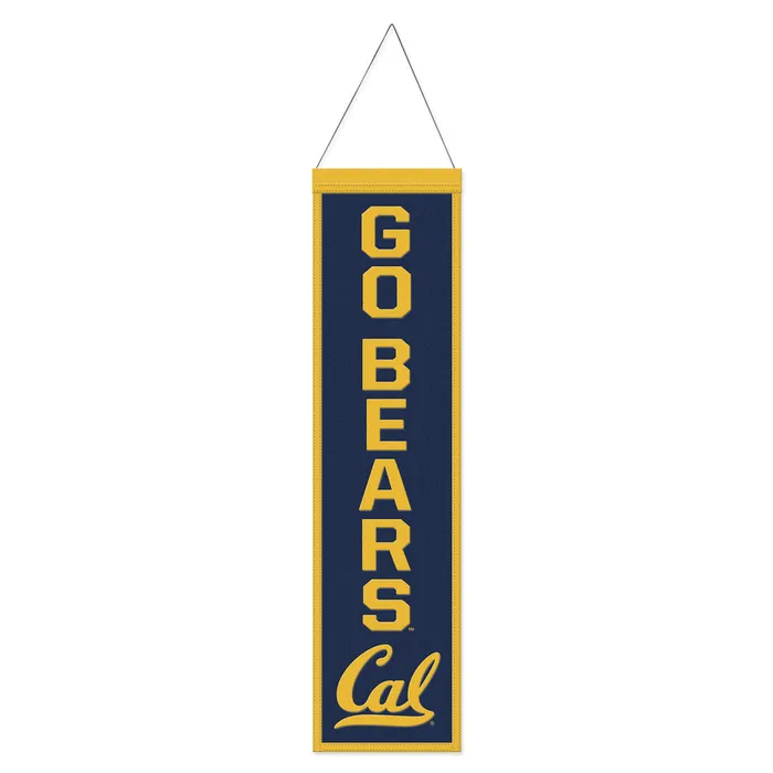California Golden Wool Slogan Banner 8x32"